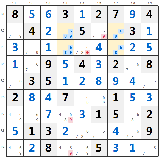 Unique Rectangle Typ 2 Beispiel